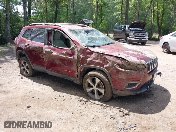 2020 Jeep Cherokee Limited with VIN 1C4PJMDN8LD602361, listed as a IAAI auction lot 42297391 with 34,170 mi miles and . Bid and sale history available at DreamBid. Image 1.