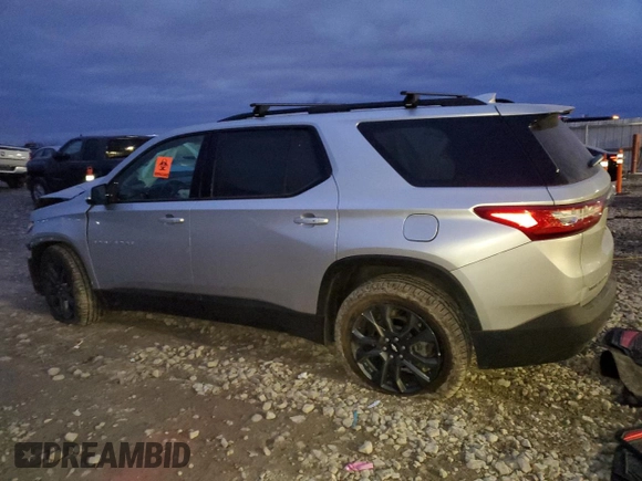 2019 Chevrolet Traverse RS with VIN 1GNEVJKW4KJ270951, listed as a Copart auction lot 83894124 with 57,729 mi miles and Non Repairable. Bid and sale history available at carsss.com. Image 2.