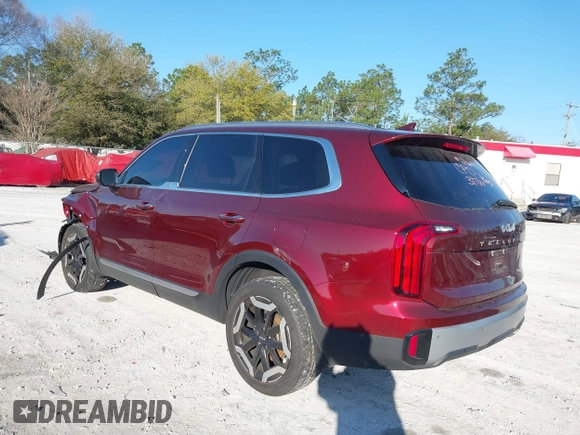 2023 Kia Telluride S with VIN 5XYP64GC4PG365452, listed as a IAAI auction lot 41772899 with 51,599 mi miles and . Bid and sale history available at DreamBid. Image 3.