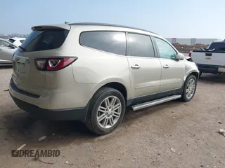 2015 Chevrolet Traverse LT with VIN 1GNKVGKD1FJ295946, listed as a IAAI auction lot 41519933 with 156,997 mi miles and . Bid and sale history available at DreamBid. Image 4.