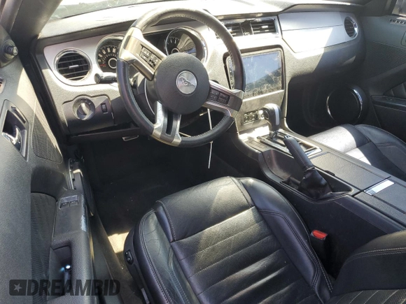 2014 Ford Mustang V6 with VIN 1ZVBP8AMXE5201707, listed as a Copart auction lot 49221165 with 164,123 mi miles and Salvage Title. Bid and sale history available at carsss.com. Image 8.
