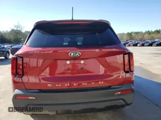 2021 Kia Sorento LX with VIN 5XYRG4LC0MG062403, listed as a Copart auction lot 43642605 with 56,298 mi miles and Salvage Title. Bid and sale history available at carsss.com. Image 6.