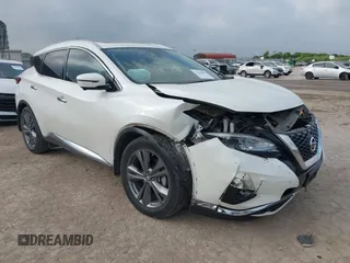 2019 Nissan Murano Platinum z VIN 5N1AZ2MJXKN117353, wystawiony jako IAAI lot #42155954 z przebiegiem 65 486 mil mil oraz . Historia ofert i sprzedaży dostępna na DreamBid. Obrazek 1.