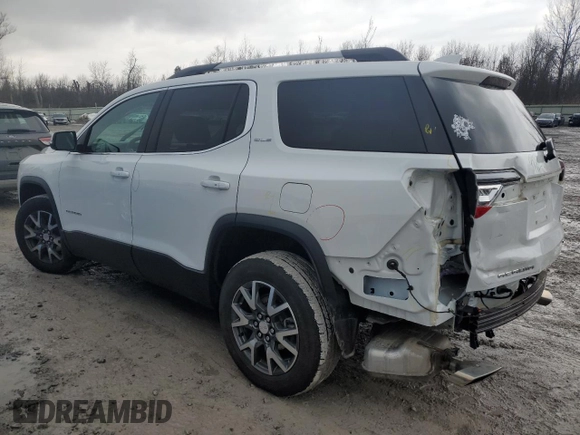 2021 GMC Acadia SLE with VIN 1GKKNRL46MZ101613, listed as a Copart auction lot 85416554 with 32,834 mi miles and Salvage Title. Bid and sale history available at carsss.com. Image 2.