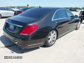 2014 Mercedes-Benz S-Class S 550 with VIN WDDUG8CB9EA009280, listed as a IAAI auction lot 42001730 with 217,213 mi miles. Bid and sale history available at carsss.com. Image 4.
