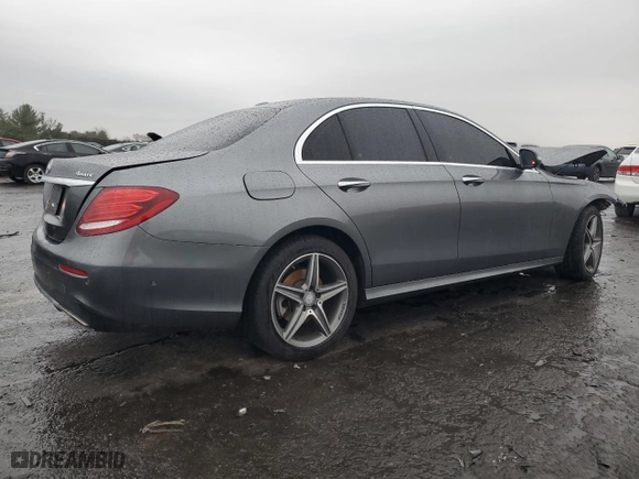 2017 Mercedes-Benz E-Class E 300 Luxury with VIN WDDZF4KB4HA019674, listed as a Copart auction lot 85370854 with 0 mi miles and Salvage Title. Bid and sale history available at carsss.com. Image 3.