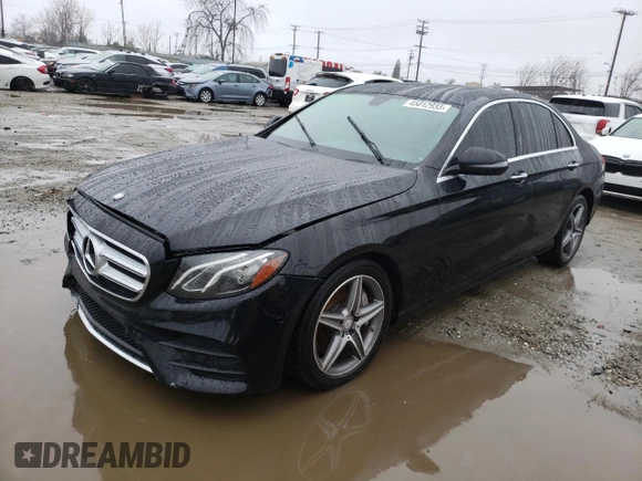 2017 Mercedes-Benz E-Class E 300 Luxury with VIN WDDZF4JB4HA039618, listed as a Copart auction lot 45012933 with 61,892 mi miles. Bid and sale history available at carsss.com. Image 1.
