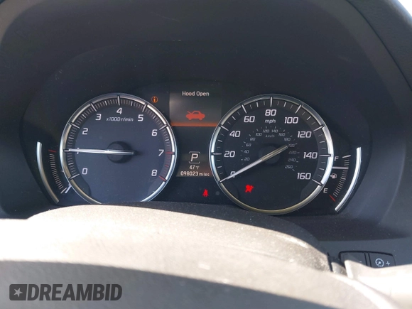 2017 Acura MDX with VIN 5FRYD4H33HB026679, listed as a IAAI auction lot 41894410 with 98,023 mi miles. Bid and sale history available at carsss.com. Image 7.