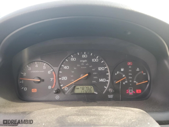 2002 Honda Accord Sdn EX with VIN 1HGCG566X2A134868, listed as a Copart auction lot 85632524 with 117,239 mi miles and Salvage Title. Bid and sale history available at carsss.com. Image 9.