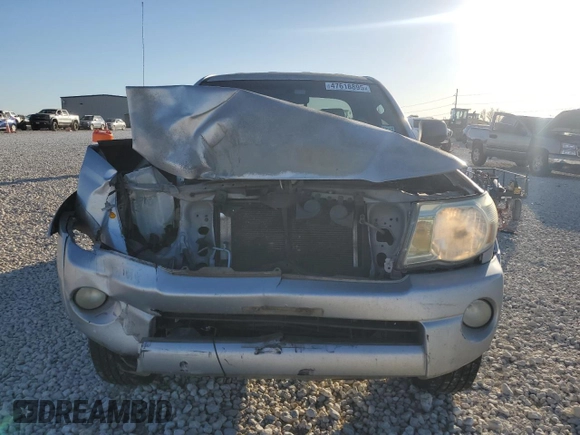 2007 Toyota Tacoma PreRunner with VIN 5TETU62N37Z466139, listed as a Copart auction lot 47618895 with 203,648 mi miles and Salvage Title. Bid and sale history available at carsss.com. Image 5.