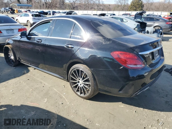 2015 Mercedes-Benz C-Class C 400 with VIN 55SWF6GB9FU024499, listed as a Copart auction lot 86056314 with 62,347 mi miles and Salvage Title. Bid and sale history available at carsss.com. Image 2.