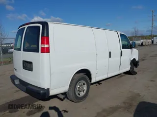 2014 Chevrolet Express Cargo Van with VIN 1GCWGFCA8E1133376, listed as a IAAI auction lot 41964949 with 344,831 mi miles. Bid and sale history available at carsss.com. Image 4.