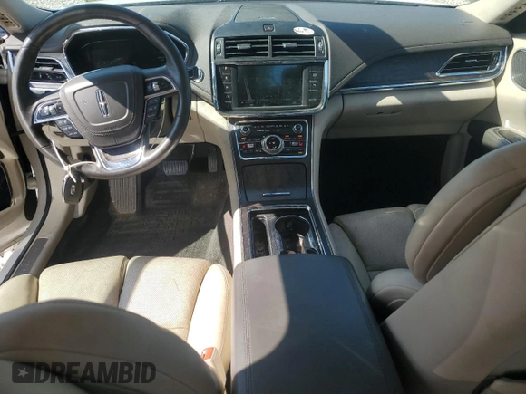 2017 Lincoln Continental Select with VIN 1LN6L9TK6H5603628, listed as a Copart auction lot 60732905 with 173,489 mi miles and Clean title. Bid and sale history available at DreamBid. Image 8.