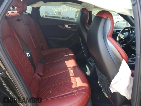2018 Audi S4 Premium Plus with VIN WAUB4AF44JA002100, listed as a Copart auction lot 68661994 with 82,996 mi miles and Salvage Title. Bid and sale history available at carsss.com. Image 10.