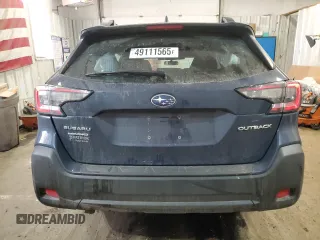 2025 Subaru Outback z VIN 4S4BTAAC4S3100355, wystawiony jako Copart lot #49111565 z przebiegiem 7 132 mil mil oraz Szkoda całkowita • Salvage title. Historia ofert i sprzedaży dostępna na DreamBid. Obrazek 6.