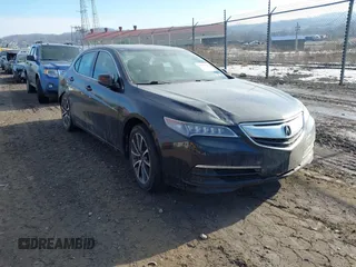 2015 Acura TLX V6 Tech with VIN 19UUB3F57FA007208, listed as a IAAI auction lot 41441646 with 177,464 mi miles. Bid and sale history available at carsss.com. Image 1.