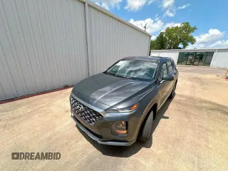 2020 Hyundai Santa Fe SE with VIN 5NMS23AD1LH203182, listed as a Copart auction lot 65295655 with 186,864 mi miles and Clean title. Bid and sale history available at DreamBid. Image 2.