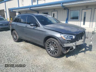2021 Mercedes-Benz GLC 300 with VIN W1N0G8DBXMF874826, listed as a Copart auction lot 62655215 with 66,454 mi miles and Salvage title. Bid and sale history available at DreamBid. Image 4.