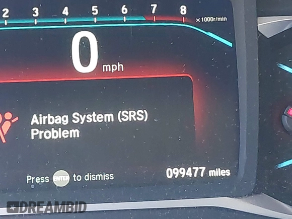 2019 Honda Pilot EX-L with VIN 5FNYF6H5XKB038196, listed as a IAAI auction lot 41852236 with 99,477 mi miles. Bid and sale history available at carsss.com. Image 16.
