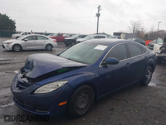 2009 Mazda 6 i Sport with VIN 1YVHP81H795M50188, listed as a IAAI auction lot 41073403 with 262,603 mi miles and . Bid and sale history available at carsss.com. Image 2.