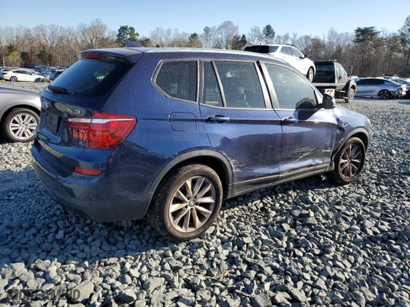 2016 BMW X3 xDrive28i with VIN 5UXWX9C54G0D73409, listed as a Copart auction lot 50965515 with 82,478 mi miles and Salvage Title. Bid and sale history available at carsss.com. Image 3.