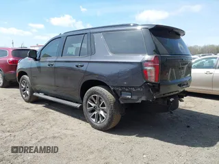 2023 Chevrolet Tahoe Z71 with VIN 1GNSKPKD7PR255074, listed as a IAAI auction lot 41891917 with 37,091 mi miles and . Bid and sale history available at DreamBid. Image 3.