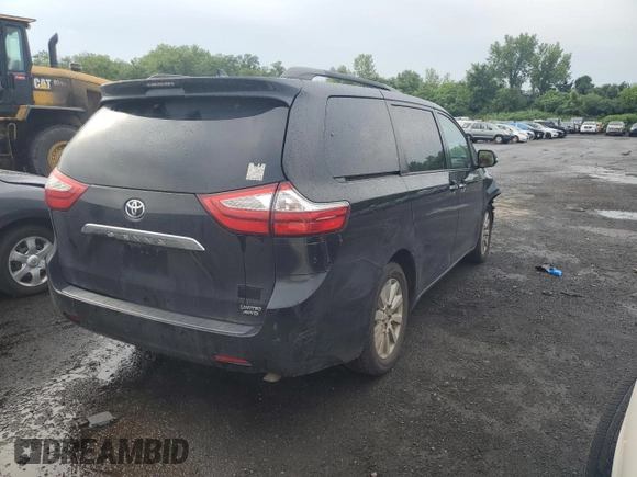 2015 Toyota Sienna Limited with VIN 5TDDK3DC5FS107620, listed as a Copart auction lot 62681205 with 208,070 mi miles and Salvage title. Bid and sale history available at DreamBid. Image 3.
