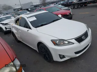 2011 Lexus IS 250 with VIN JTHCF5C2XB5046154, listed as a IAAI auction lot 41445846 with 113,300 mi miles. Bid and sale history available at carsss.com. Image 1.