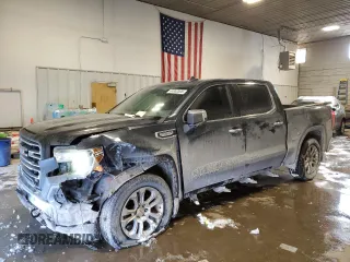 2021 GMC Sierra 1500 SLT z VIN 1GTU9DET9MZ317228, wystawiony jako Copart lot #44962005 z przebiegiem 97 980 mil mil oraz Szkody całkowita. Historia ofert i sprzedaży dostępna na DreamBid. Obrazek 1.