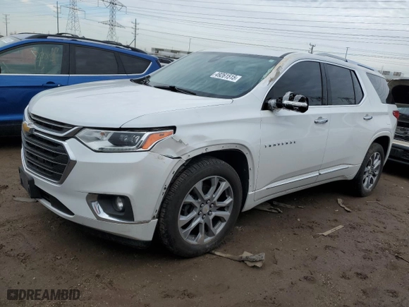 2018 Chevrolet Traverse Premier with VIN 1GNEVJKW9JJ170388, listed as a Copart auction lot 49261515 with 100,155 mi miles and Salvage Title. Bid and sale history available at carsss.com. Image 1.
