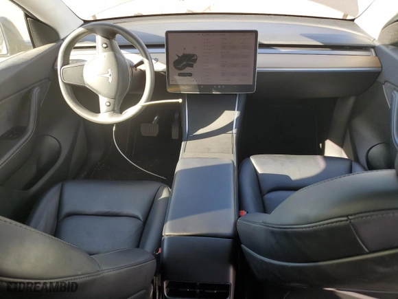 2021 Tesla Model Y Standard Range with VIN 5YJYGDED8MF115065, listed as a Copart auction lot 49420235 with 111,018 mi miles and Salvage Title. Bid and sale history available at carsss.com. Image 8.