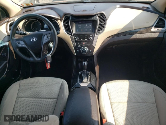 2017 Hyundai Santa Fe 2.4L with VIN 5NMZUDLB3HH038625, listed as a Copart auction lot 62385955 with 84,046 mi miles and Salvage title. Bid and sale history available at DreamBid. Image 8.