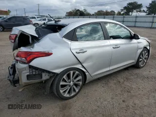 2021 Hyundai Accent Limited with VIN 3KPC34A64ME145005, listed as a Copart auction lot 85320034 with 43,701 mi miles and Salvage Title. Bid and sale history available at carsss.com. Image 3.