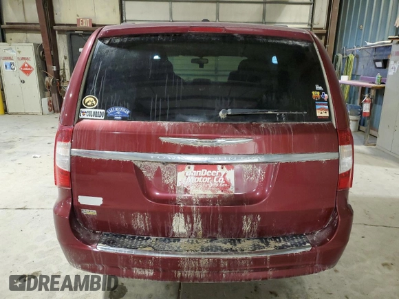 2016 Chrysler Town & Country Touring with VIN 2C4RC1BG8GR187518, listed as a Copart auction lot 44730915 with 127,658 mi miles and Salvage Title. Bid and sale history available at carsss.com. Image 6.