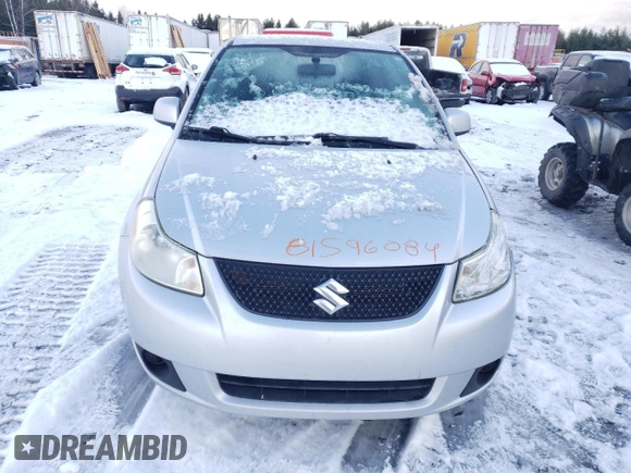 2010 Suzuki SX4 LE with VIN JS2YC5A25A6300970, listed as a Copart auction lot 81596084 with 142,083 mi miles and Salvage Title. Bid and sale history available at carsss.com. Image 5.