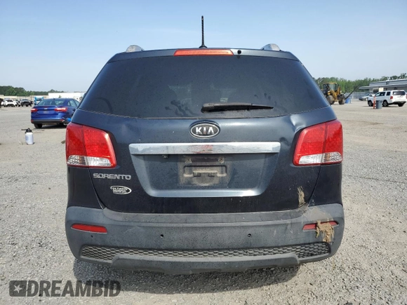 2013 Kia Sorento LX with VIN 5XYKTCA65DG314182, listed as a Copart auction lot 57438425 with 219,691 mi miles and Salvage title. Bid and sale history available at DreamBid. Image 6.