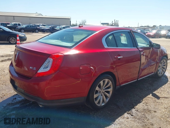 2013 Lincoln MKS with VIN 1LNHL9DK2DG612977, listed as a IAAI auction lot 41762687 with 149,420 mi miles. Bid and sale history available at carsss.com. Image 4.