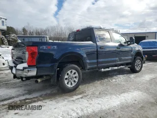 2021 Ford Super Duty F-250 SRW XL with VIN 1FT7W2B62MEC28732, listed as a Copart auction lot 44307565 with 124,653 mi miles and Salvage Title. Bid and sale history available at carsss.com. Image 3.