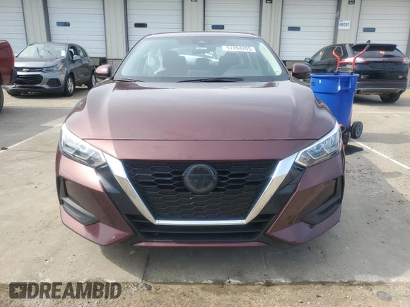 2022 Nissan Sentra SV with VIN 3N1AB8CV1NY292083, listed as a Copart auction lot 51494285 with 49,157 mi miles and Non Repairable. Bid and sale history available at carsss.com. Image 5.