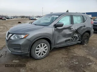 2020 Nissan Rogue S with VIN JN8AT2MV8LW124018, listed as a Copart auction lot 44801865 with 72,440 mi miles and Salvage Title. Bid and sale history available at carsss.com. Image 1.