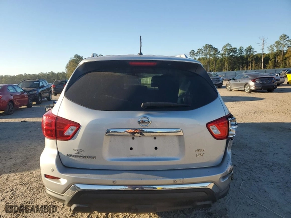 2018 Nissan Pathfinder SL with VIN 5N1DR2MM9JC654023, listed as a Copart auction lot 79955854 with 167,800 mi miles and Clean Title. Bid and sale history available at carsss.com. Image 6.