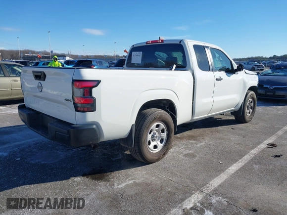 2022 Nissan Frontier S with VIN 1N6ED1CMXNN684674, listed as a IAAI auction lot 41269045 with Not provided miles and . Bid and sale history available at DreamBid. Image 4.