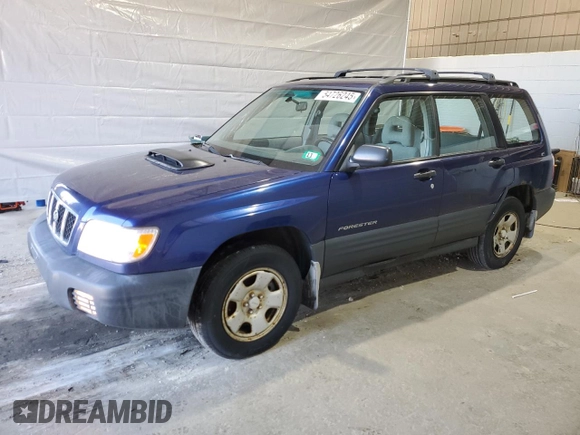 2001 Subaru Forester L with VIN JF1SF63591G766471, listed as a Copart auction lot 54726245 with 198,772 mi miles and Clean Title. Bid and sale history available at carsss.com. Image 1.
