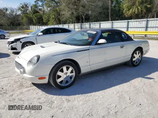 2002 Ford Thunderbird Hardtop Premium with VIN 1FAHP60A22Y100492, listed as a Copart auction lot 44348235 with 61,496 mi miles and Clean Title. Bid and sale history available at DreamBid. Image 1.