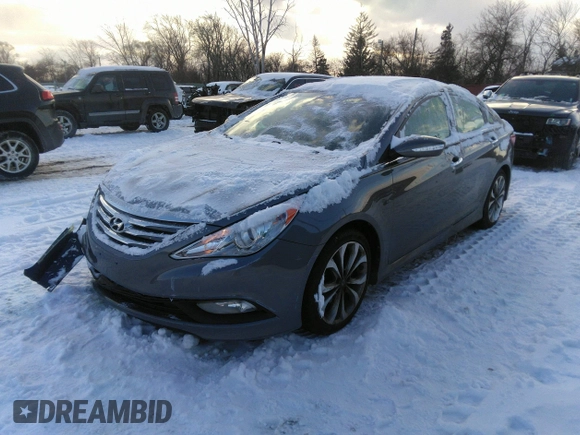 2014 Hyundai Sonata SE with VIN 5NPEC4AC9EH902931, listed as a IAAI auction lot 41594115 with 50,221 mi miles and . Bid and sale history available at DreamBid. Image 17.