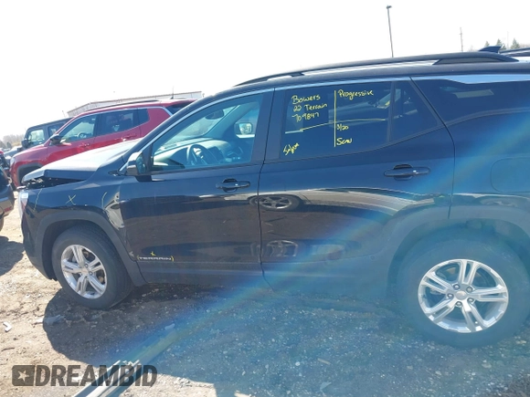 2022 GMC Terrain SLE with VIN 3GKALTEV4NL104801, listed as a IAAI auction lot 41878014 with 42,363 mi miles and . Bid and sale history available at DreamBid. Image 14.