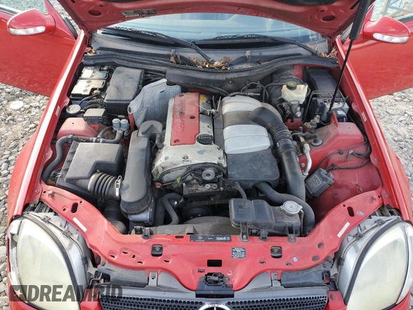 2003 Mercedes-Benz SLK 230 Kompressor z VIN WDBKK49F73F293719, wystawiony jako Copart lot #74849454 z przebiegiem 247 020 mil mil oraz Szkoda całkowita • Salvage title. Historia ofert i sprzedaży dostępna na DreamBid. Obrazek 11.