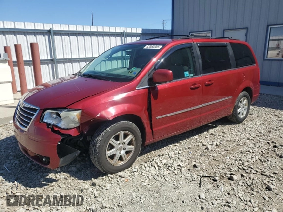 2010 Chrysler Town & Country Touring with VIN 2A4RR5D11AR319518, listed as a Copart auction lot 53360305 with 190,402 mi miles and Non Repairable. Bid and sale history available at carsss.com. Image 1.