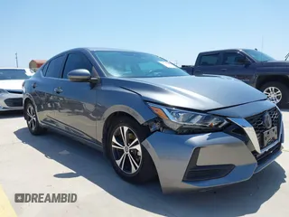 2022 Nissan Sentra SV with VIN 3N1AB8CV3NY299536, listed as a IAAI auction lot 41983027 with 47,279 mi miles and . Bid and sale history available at DreamBid. Image 1.