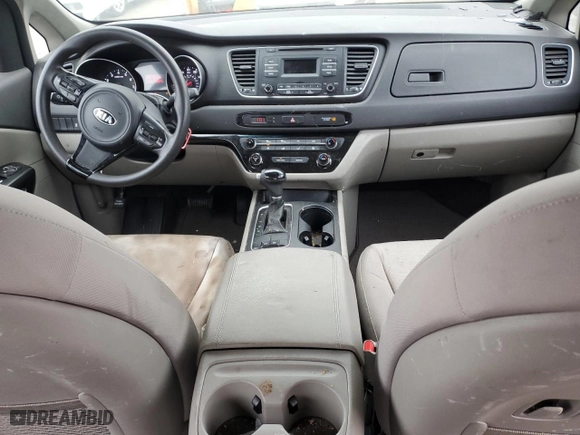 2015 Kia Sedona L with VIN KNDMA5C17F6027427, listed as a Copart auction lot 85825494 with 23,647 mi miles and Clean Title. Bid and sale history available at carsss.com. Image 8.